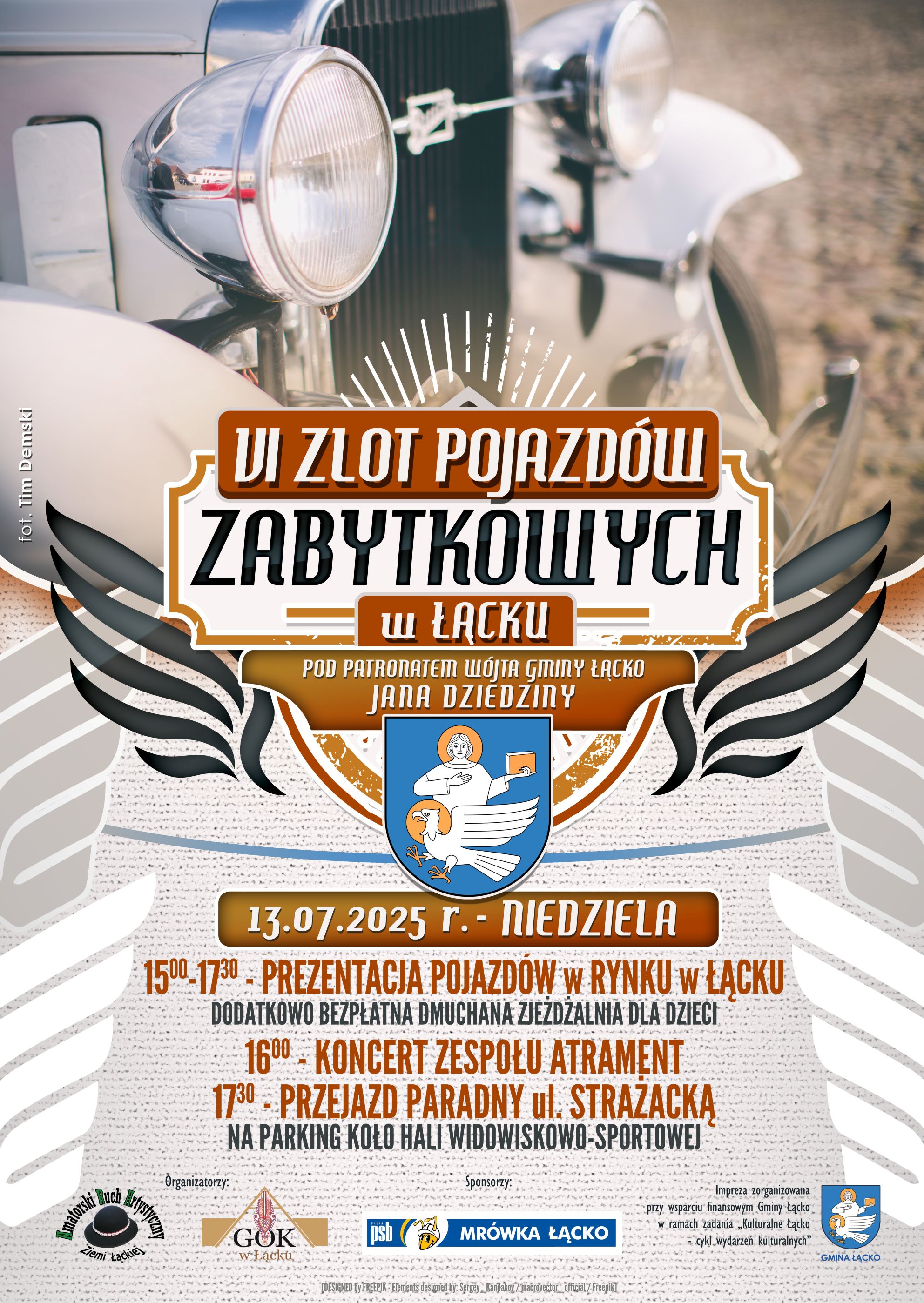 VI ZLOT ZABYTKOWYCH SAMOCHODÓW PLAKAT111