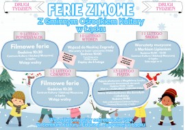 Ferie zimowe z Gminnym Ośrodkiem Kultury w Łącku - drugi tydzień