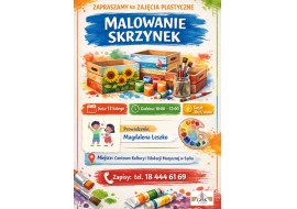 Zajęcia plastyczne - Ferie zimowe z Gminnym Ośrodkiem Kultury
