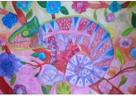 Powiatowy Konkurs Plastyczny "Kameleon - barwy wyobraźni"