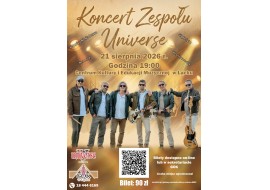 Koncert Zespołu Universe - 21.08.2026 